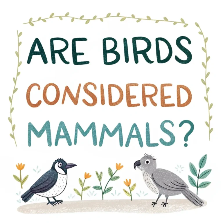 Are Birds Considered Mammals? Understanding Avian Classification