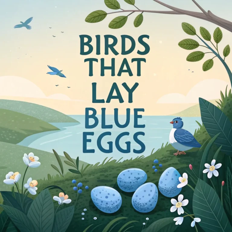 12 Birds That Lay Blue Eggs: Nature’s Colorful Marvels