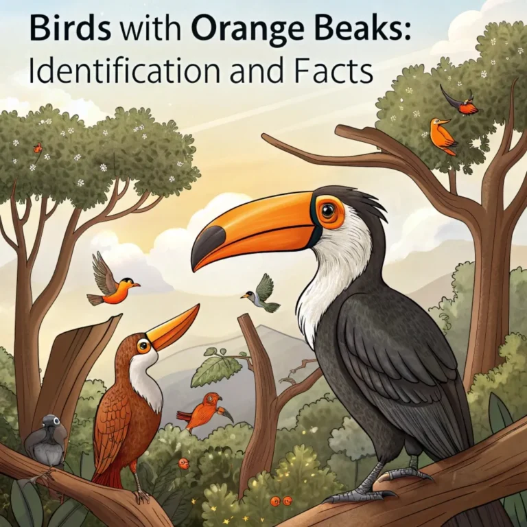 10 Stunning Birds with Orange Beaks: A Colorful Guide to Nature’s Marvels