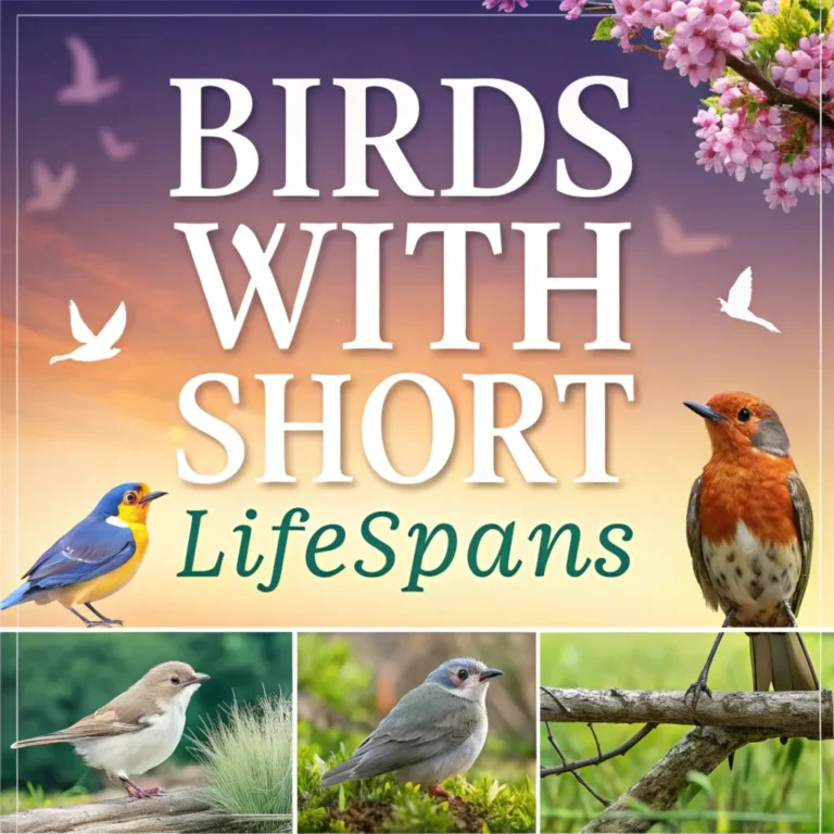 Birds with Short Lifespans: Top 10 Species to Know About