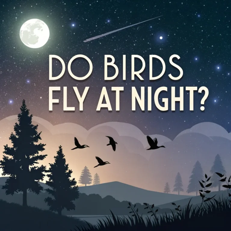 Do Birds Fly at Night? Understanding Nocturnal Avian Behavior