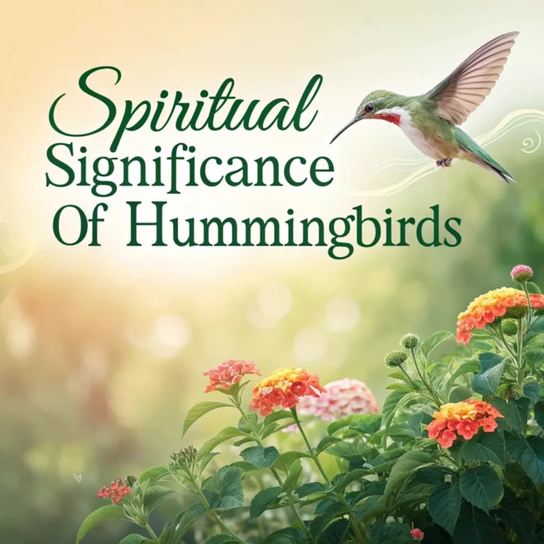 Spiritual Significance of Hummingbirds: Exploring Symbolism and Meaning