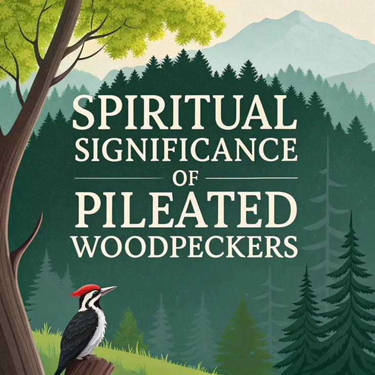 The Spiritual Significance of Pileated Woodpecker: Nature’s Wisdom