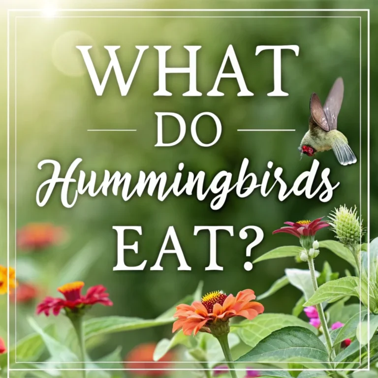 What Do Hummingbirds Eat? A Comprehensive Guide to Their Diet