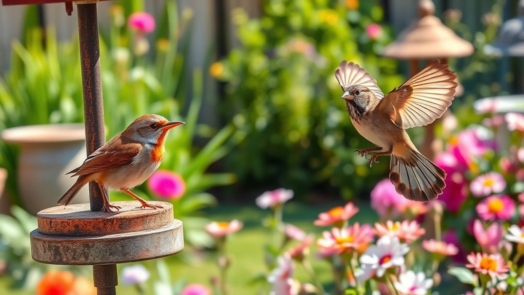 attracting birds to yard