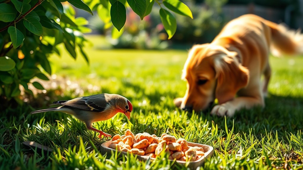 birds and dog food safety