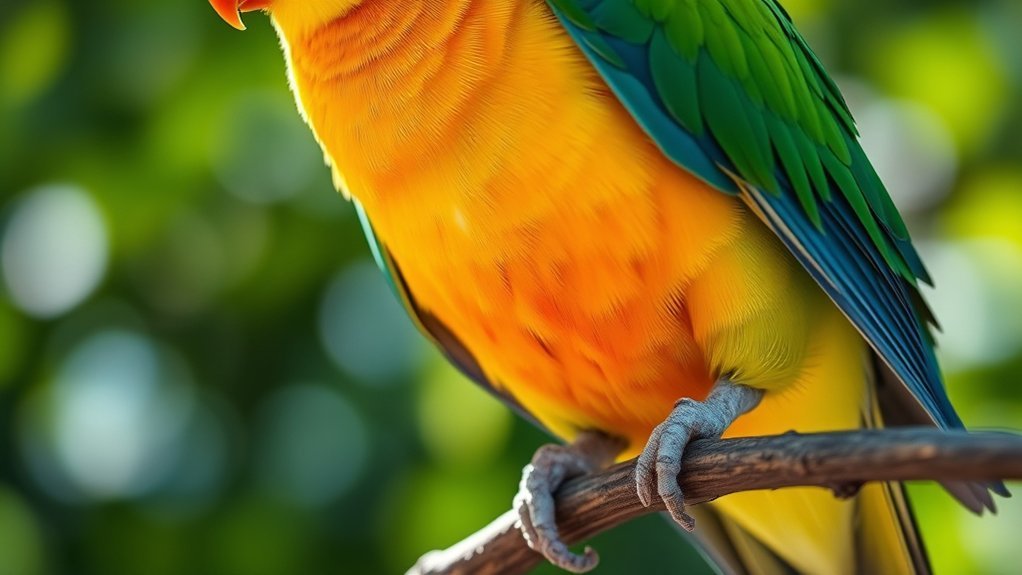 birds and flea parasites