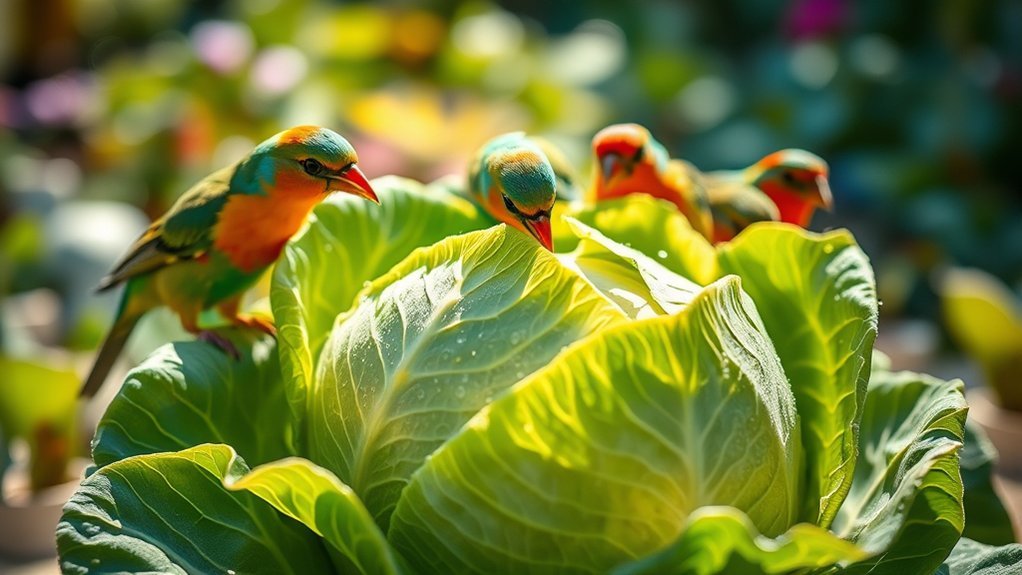 birds can eat cabbage