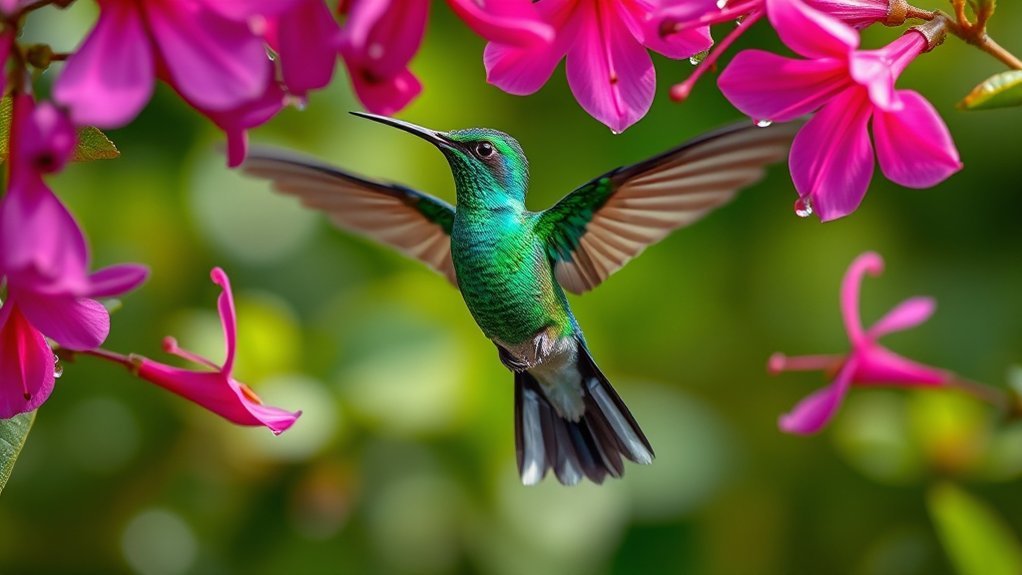 colorful aerial nectarivores