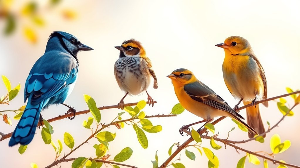 common birds with three letters