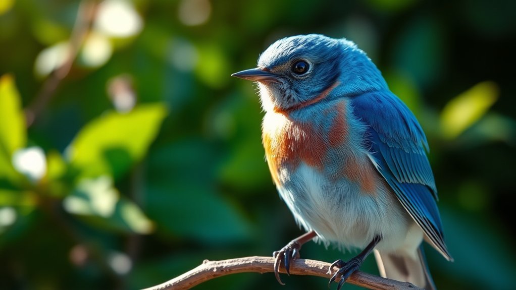 female blue bird coloration