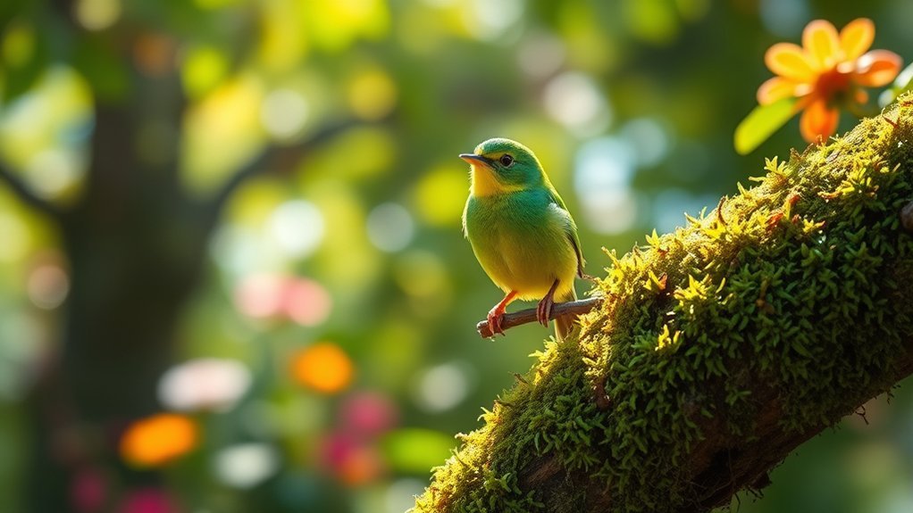 green bird species guide