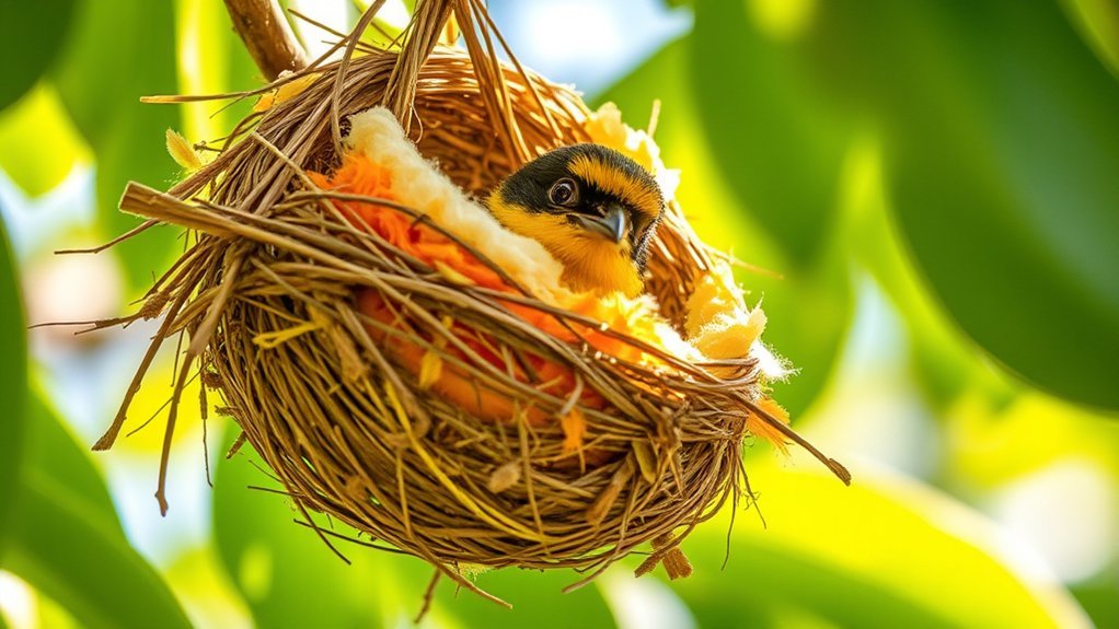 nest building material selection