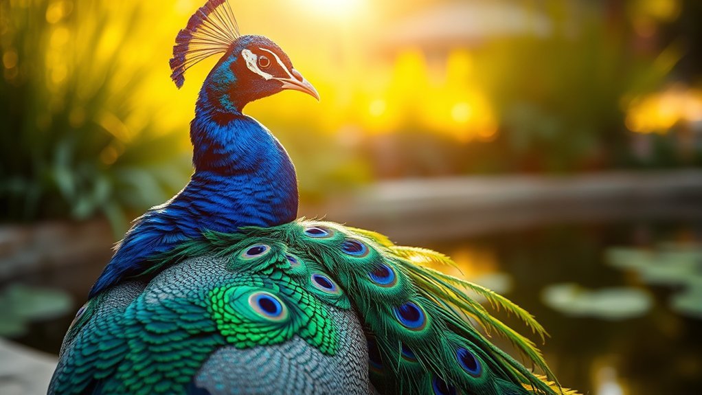 peacocks live up to twenty