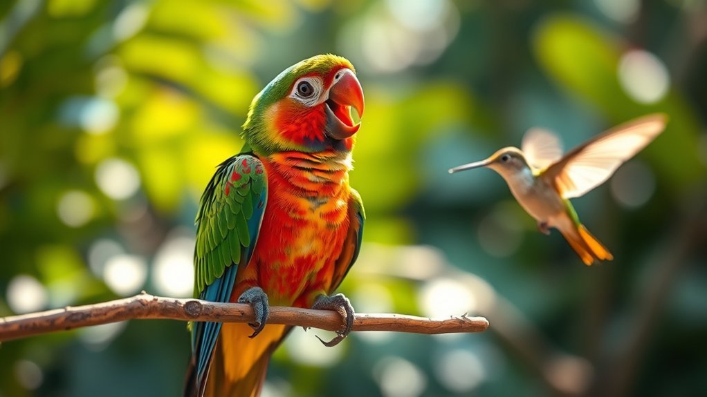 playful captions for birds