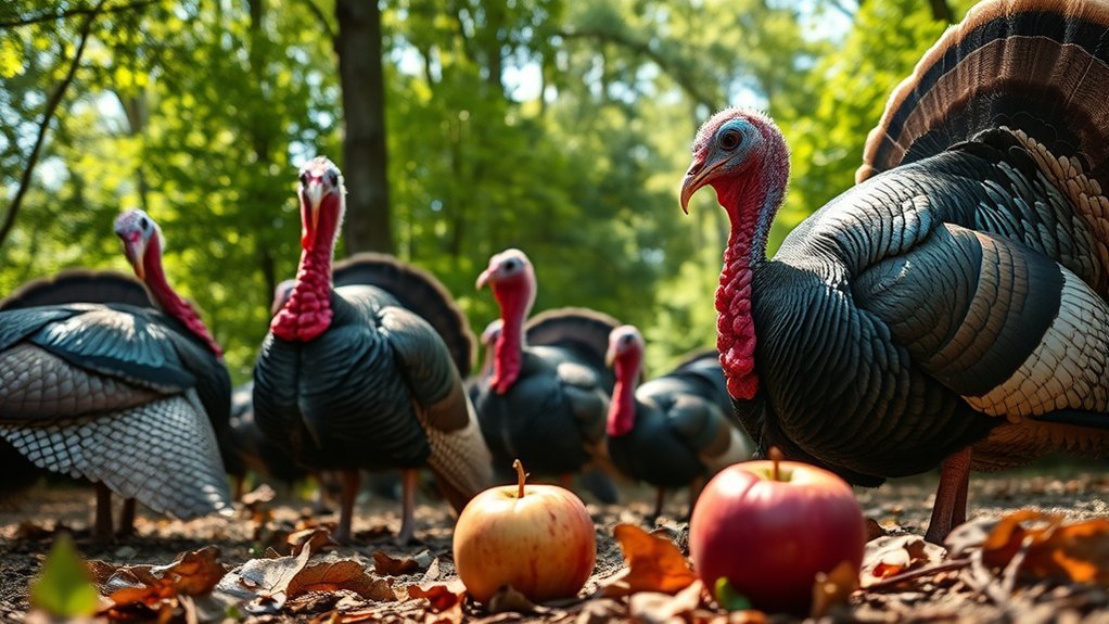 responsible wild turkey feeding