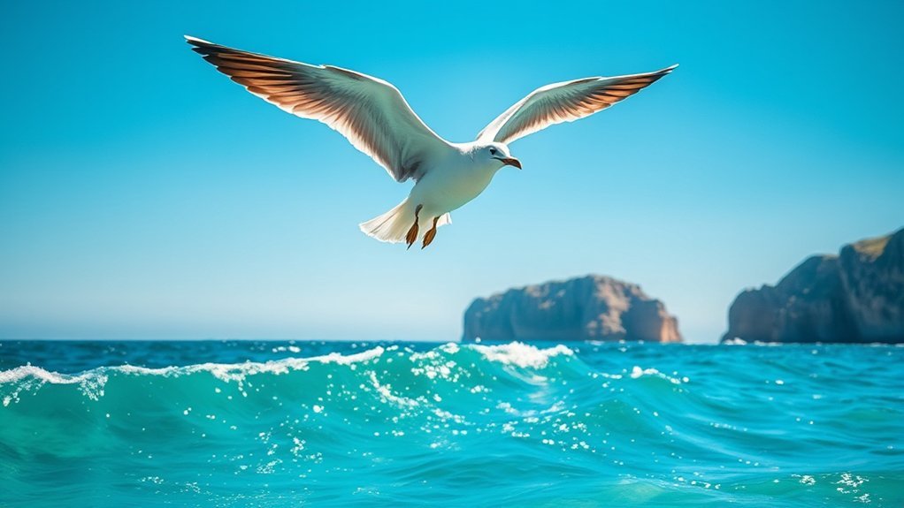 seagull represents unrestricted liberty