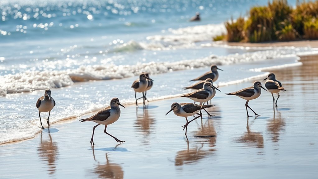 shorebirds thrive in coastlines