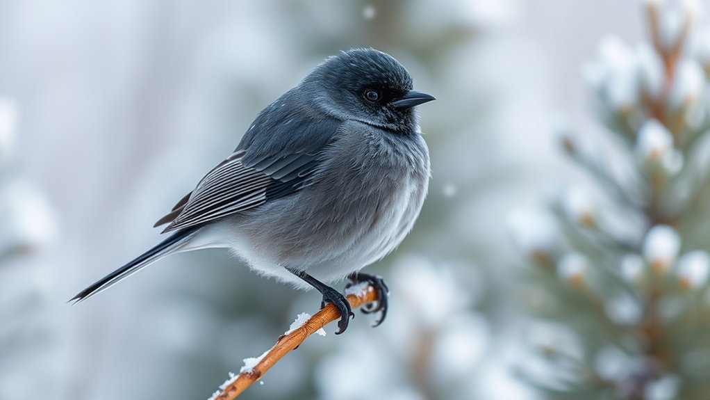 slate colored junco elegance