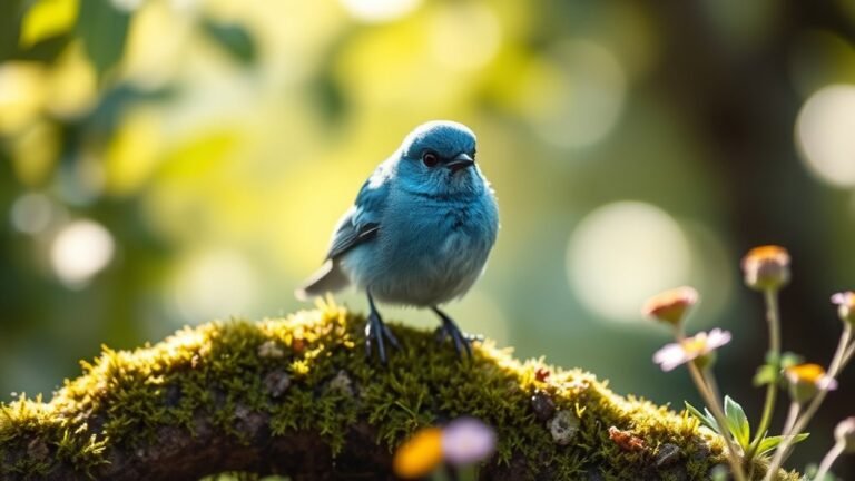 small blue bird identification