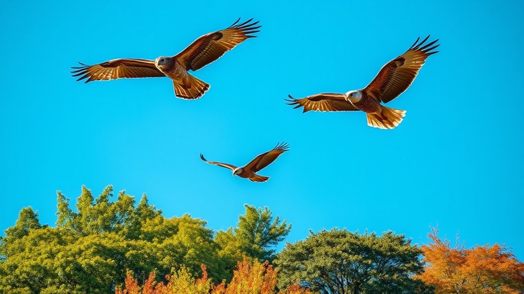 soaring birds of prey