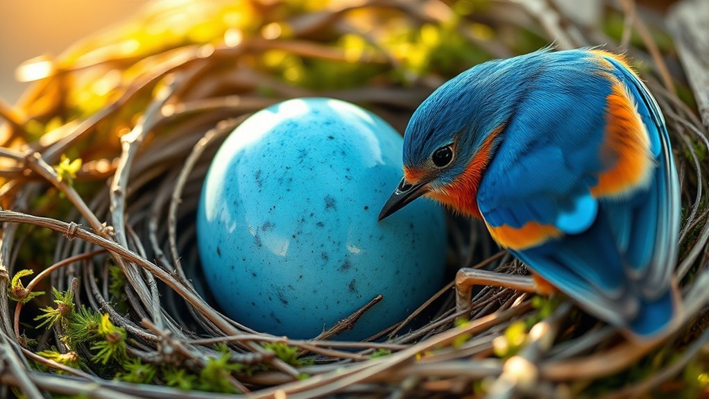 vibrant bluebird species